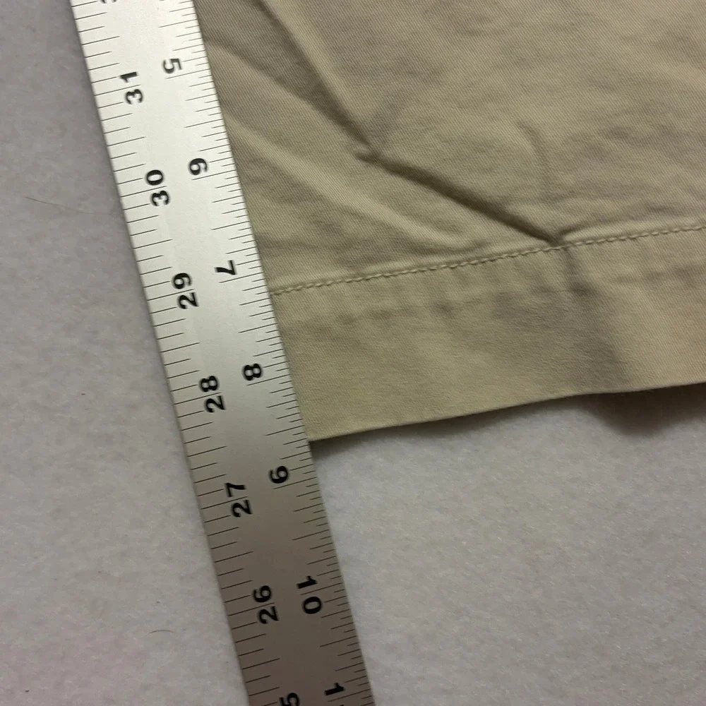 Polo Ralph Lauren Mens Classic Fit Chino Shorts Tan Khaki Size 36 Cotton Blend
